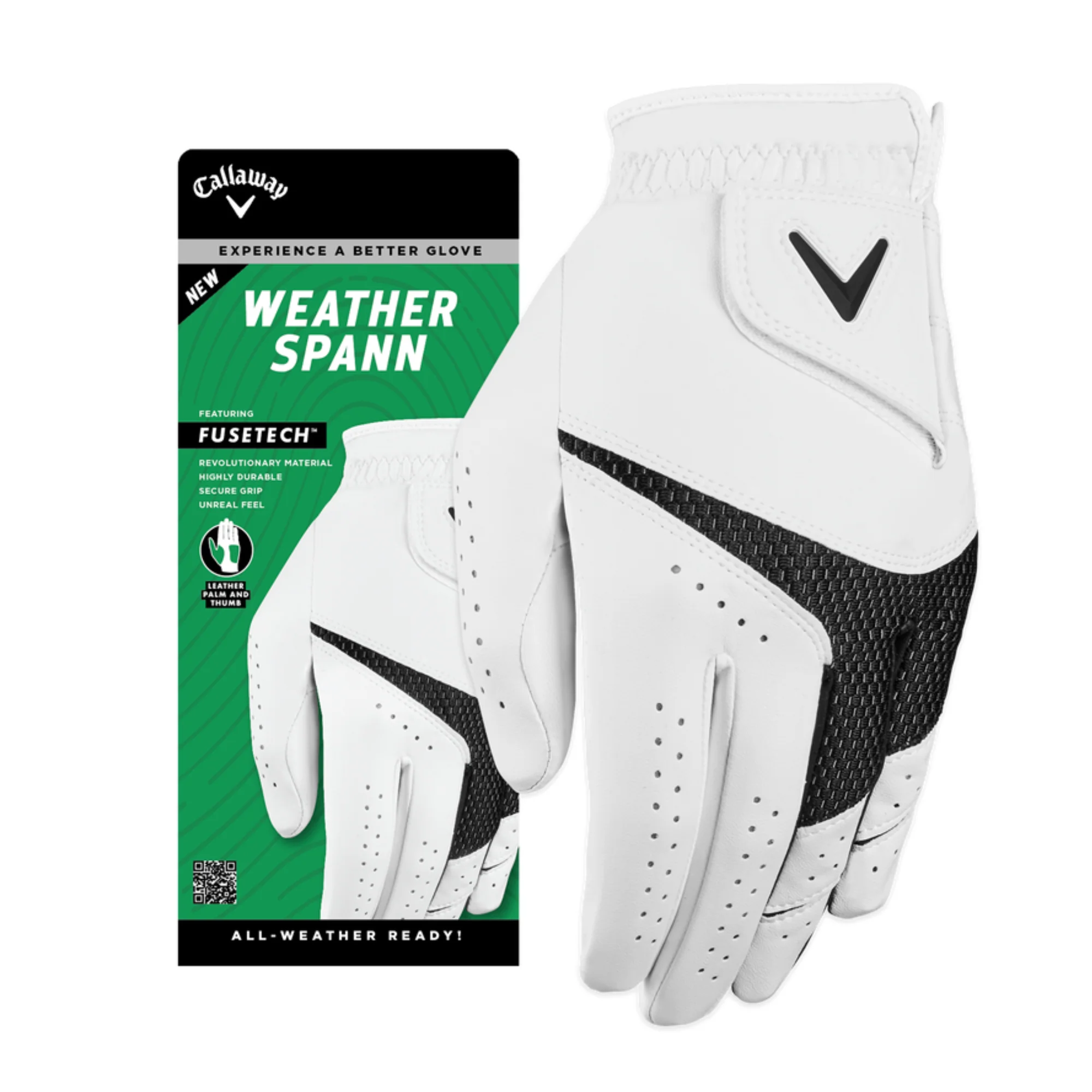 Callaway Weather Spann All Weather Golf Glove - XL / Left Hand (Right Handed Golfer)