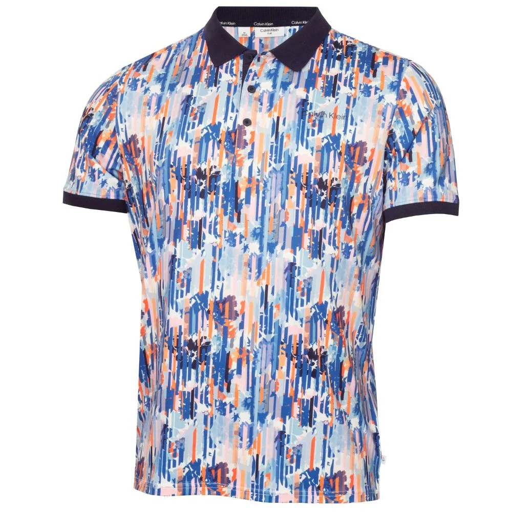 Calvin Klein Glitch Print Polo 2026 Ckms26147