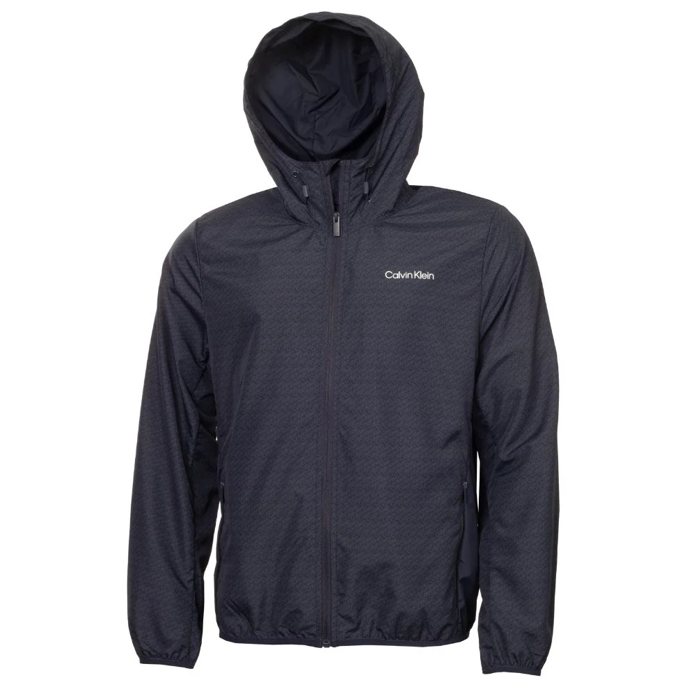 Calvin Klein Printed Windbreaker Hoodie Ckms25957