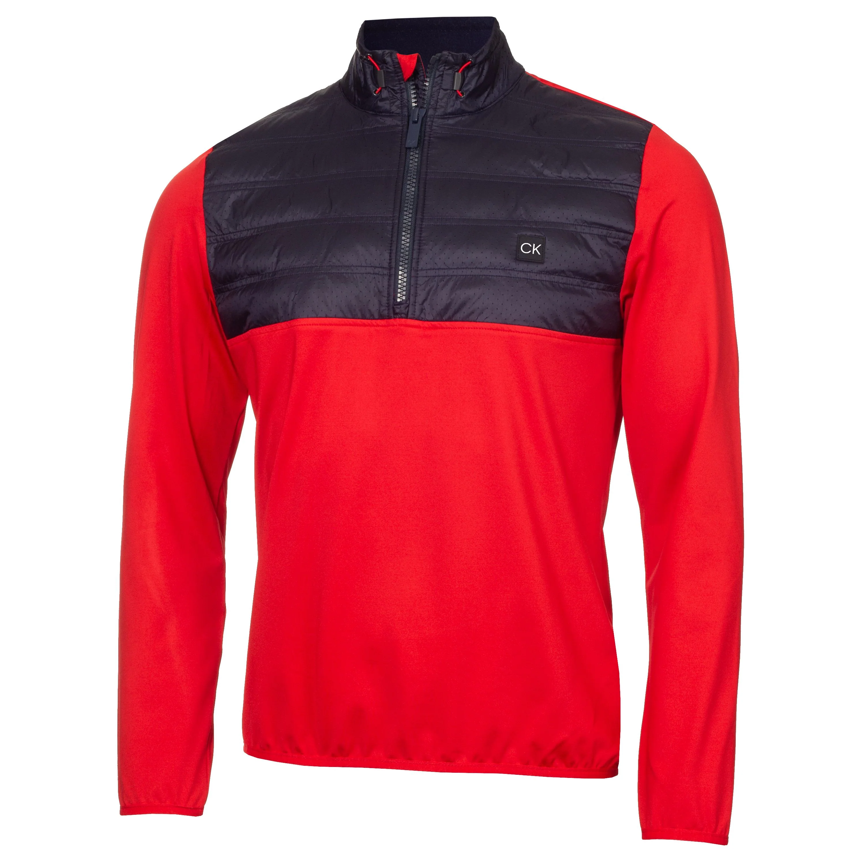 Calvin Klein Rangewood Zip Pullover Top Ckms24890 Hybrid