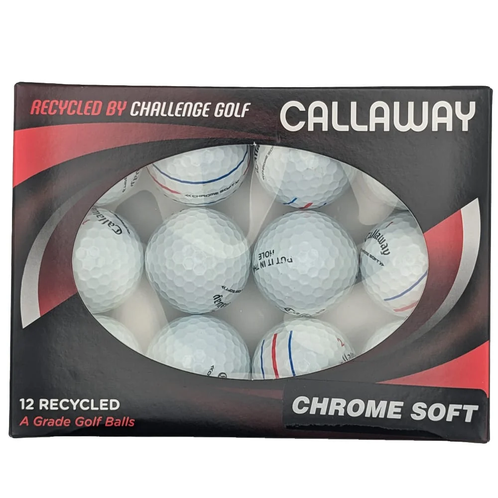 Challenge Golf Callaway Chromesoft Triple Track Grade Rewashed Balls