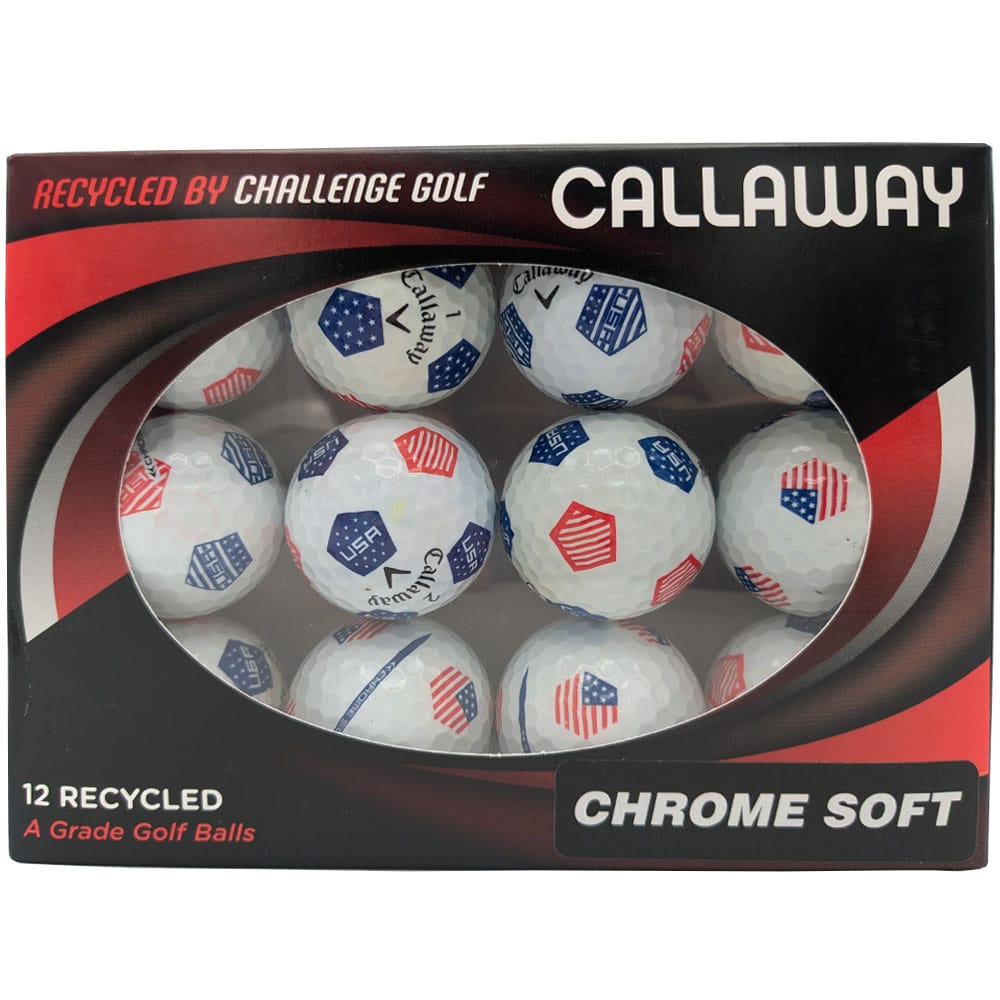Callaway Truvis Refurbished Grade Stars Stripes Balls