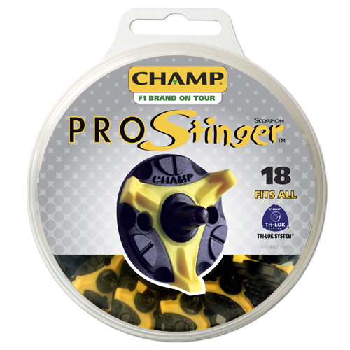 Champ Pro Stinger Tri-Lok Golf Spikes (18 Pack)