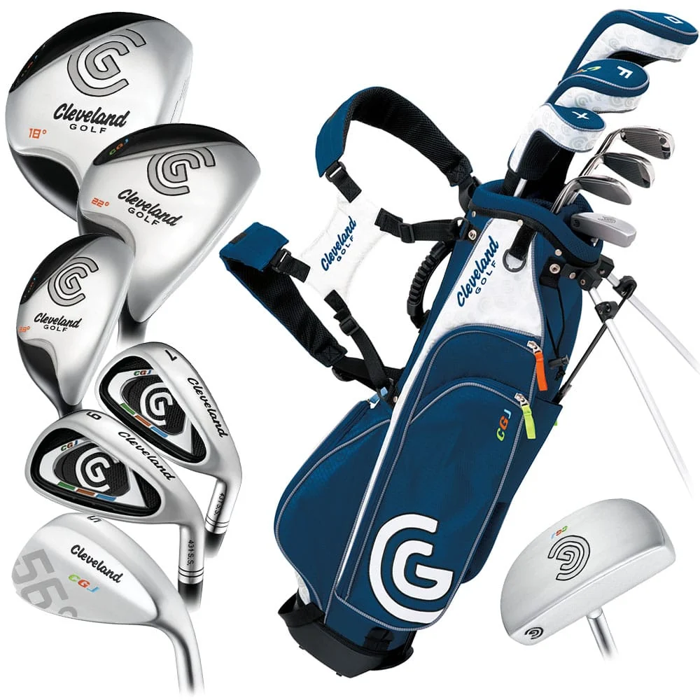 Cleveland Golf Cleveland Junior Series 8-Piece Stand Bag Package Set - Large (Age 10-12)