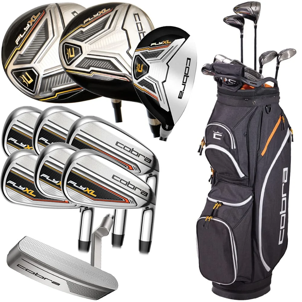 Cobra Fly XL 2 11-Piece Cart Bag Package Set - Steel