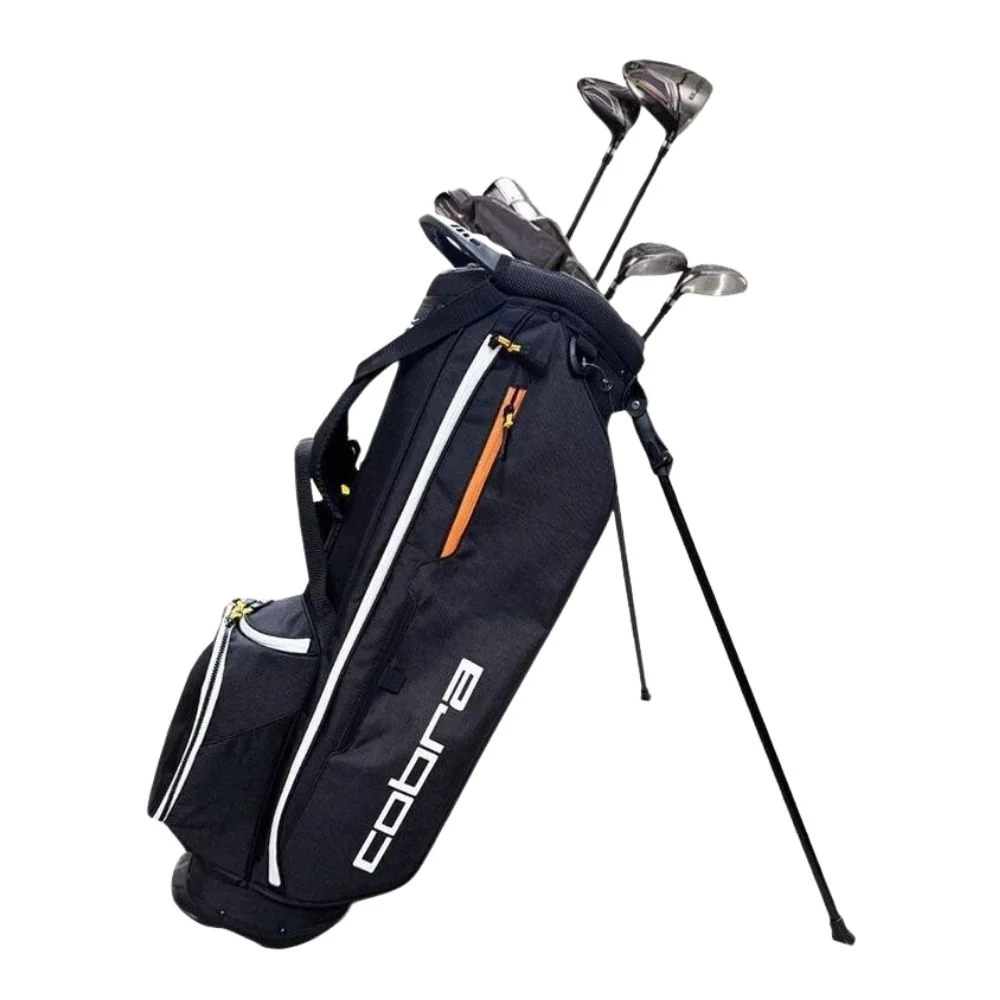 Cobra FLY XL 2 11 Piece Men's Golf Package Set - 1" Longer - Stand Bag - 1" Longer / Regular Flex / Right Hand