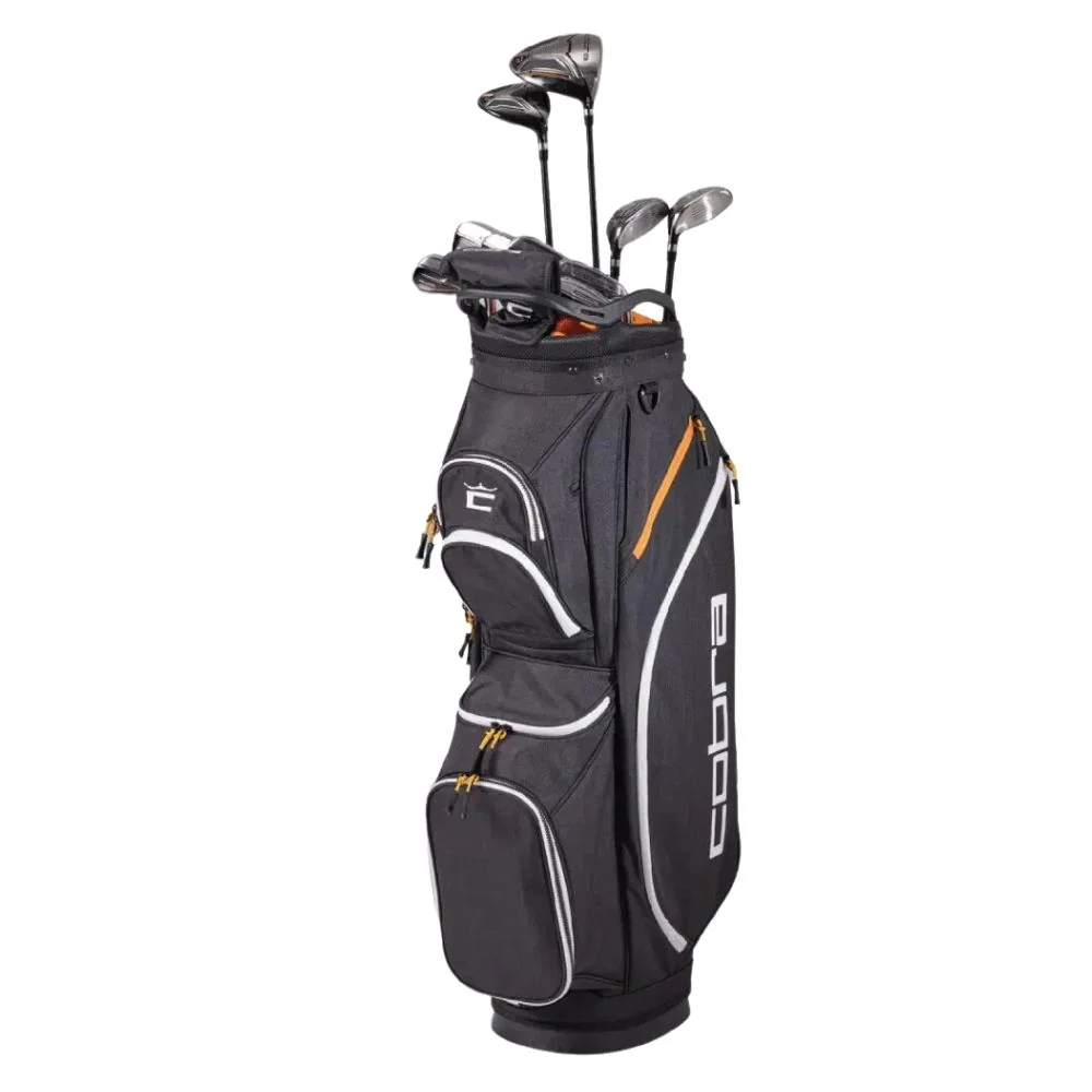 Cobra FLY XL 2 11 Piece Men's Golf Package Set - Cart Bag - Regular Flex / Right Hand