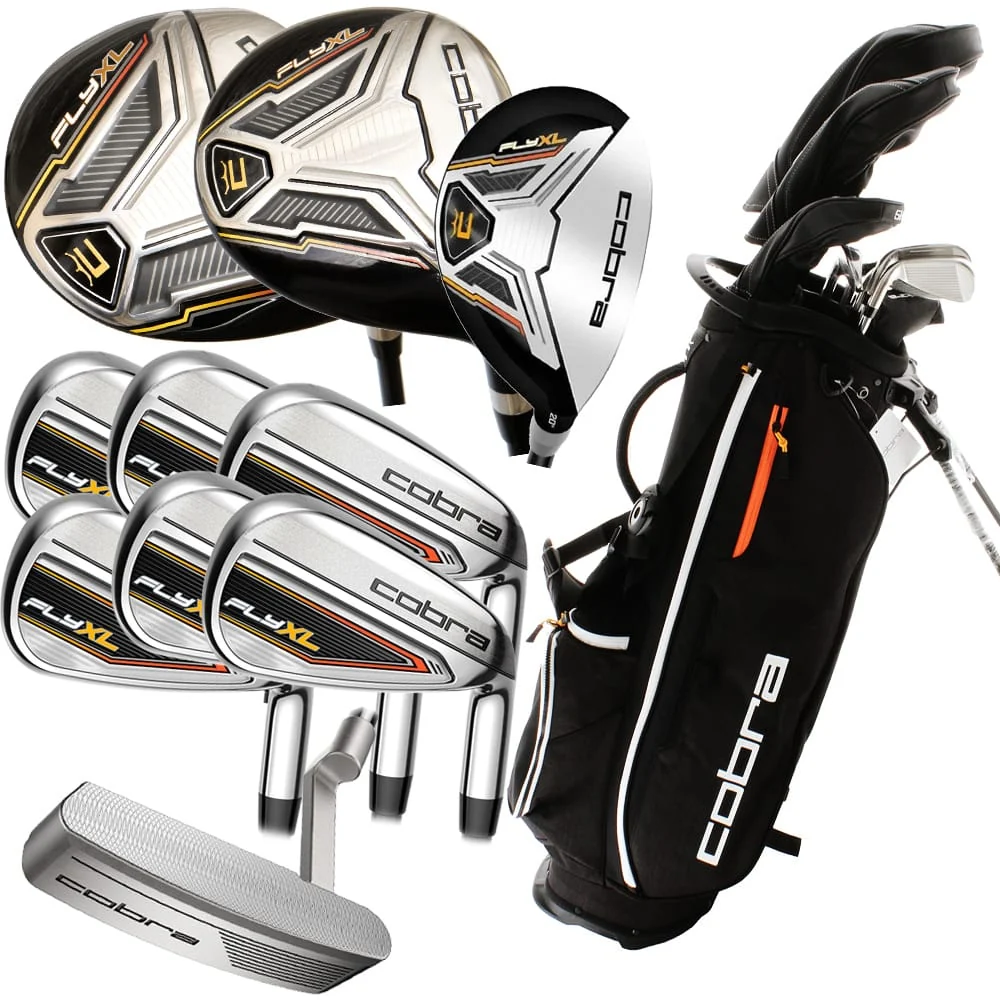 Cobra Fly XL 2 11-Piece Stand Bag Package Set - Steel