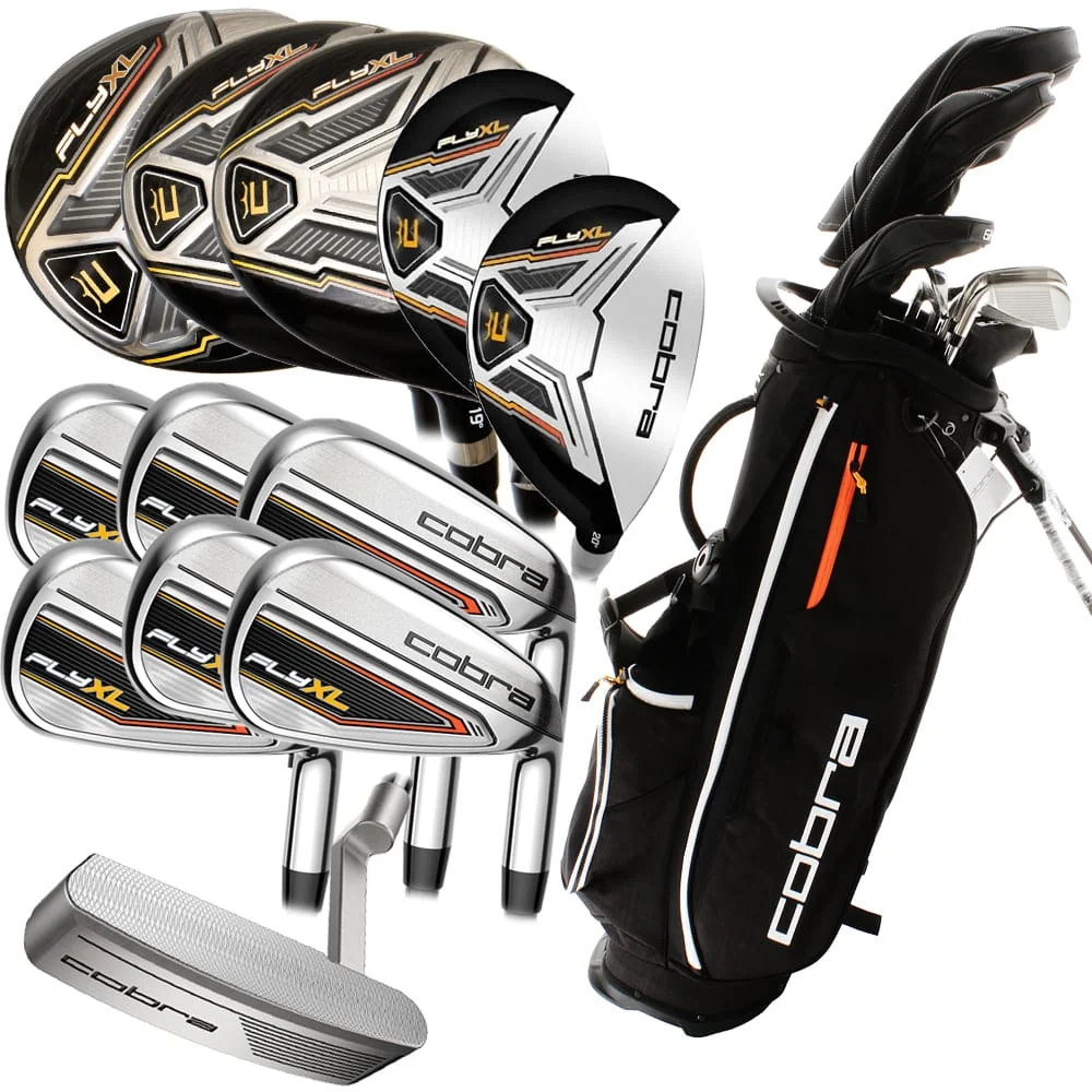 Cobra Fly XL 2 13-Piece Stand Bag Package Set - Steel