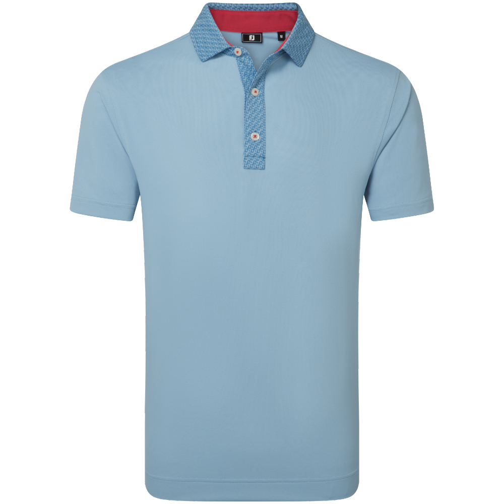 FootJoy 2026 Star Geo Print Pique Polo