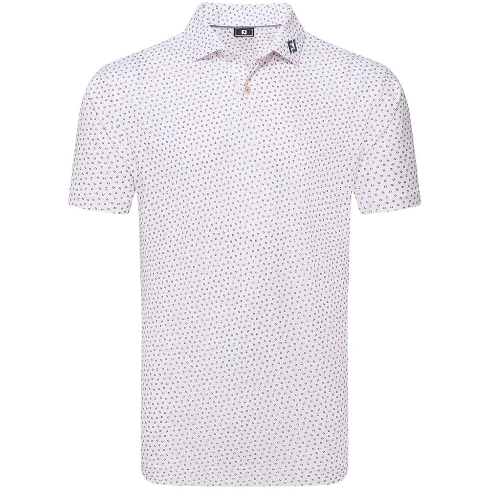Footjoy Bounce Print Pique Polo