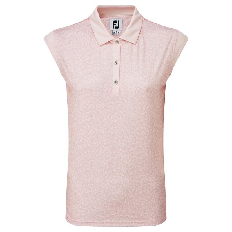 Footjoy Cap Sleeve Interlock Print Ladies