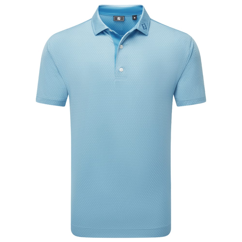Footjoy Deco Diamond Print Lisle Polo