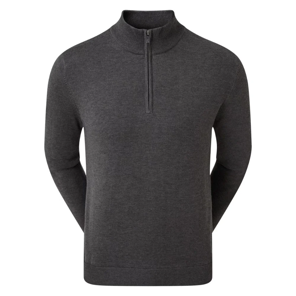 Footjoy Essentials Woolblend Zip Lined Midlayer Top