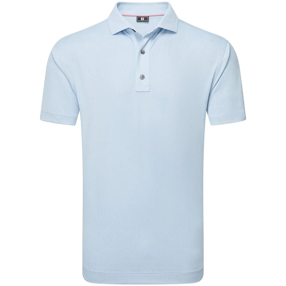 Footjoy Etched Texture Print Lisle Polo