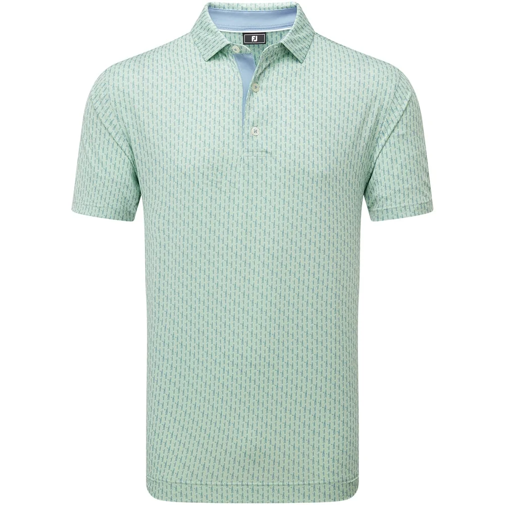 Footjoy Figure Print Lisle Polo