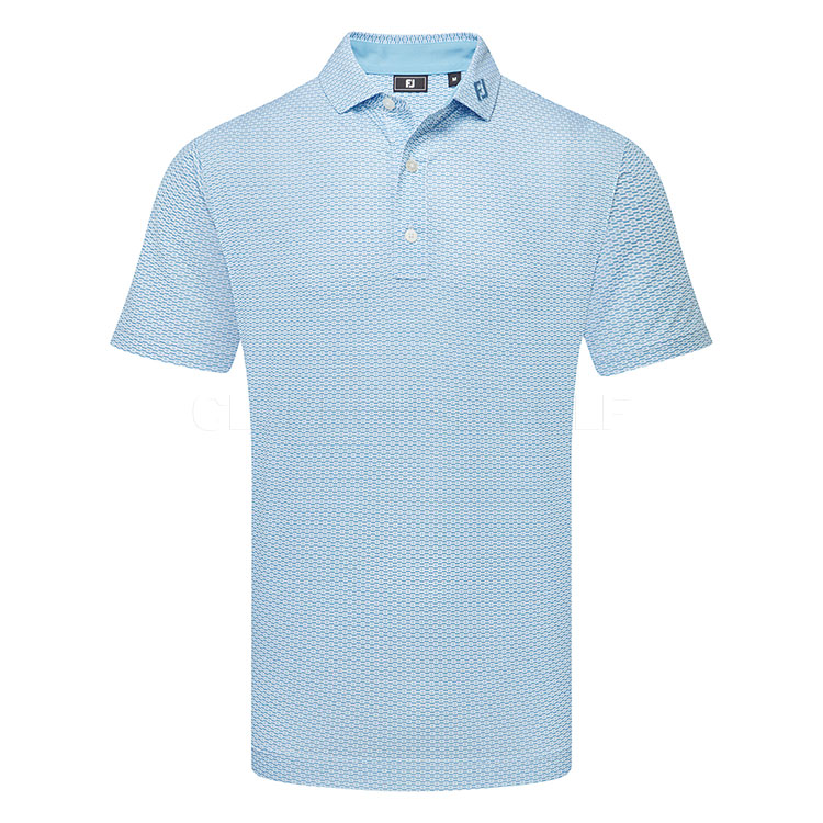 FootJoy Flag Print Lisle Polo Reef