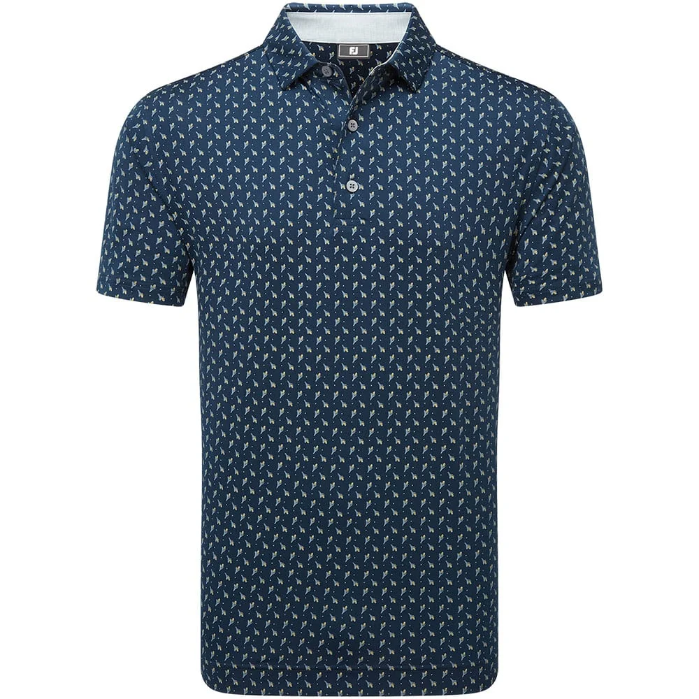 Footjoy Flower Bud Foulard Lisle Polo