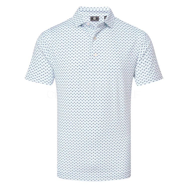 FootJoy Ginko Geo Pique Polo Windward