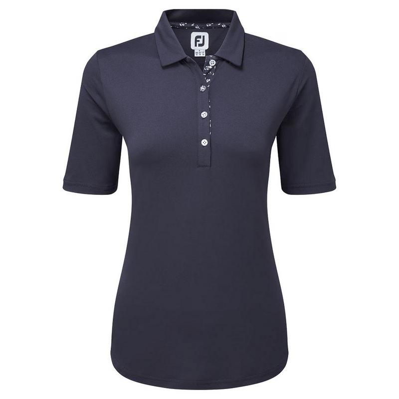 FootJoy Half Sleeve Solid Pique Polo Ladies
