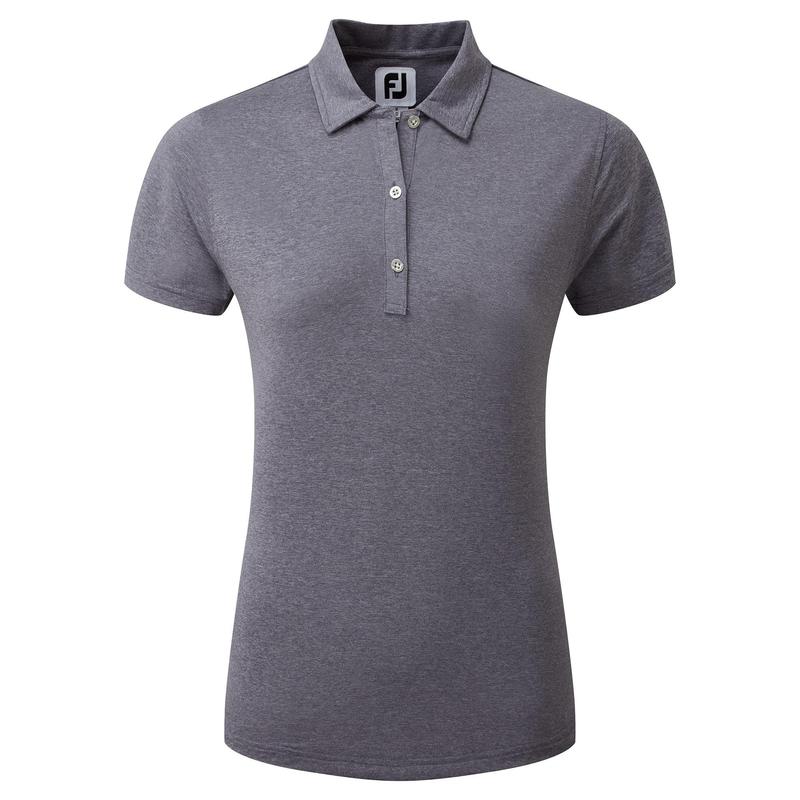 Footjoy Heather Self Collar Lisle Polo Ladies