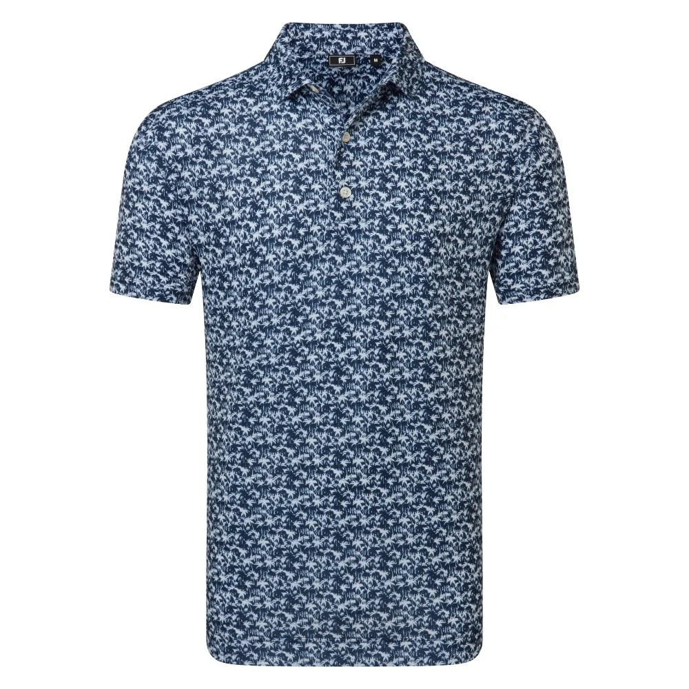 Footjoy Hidden Palm Print Lisle Polo 2026