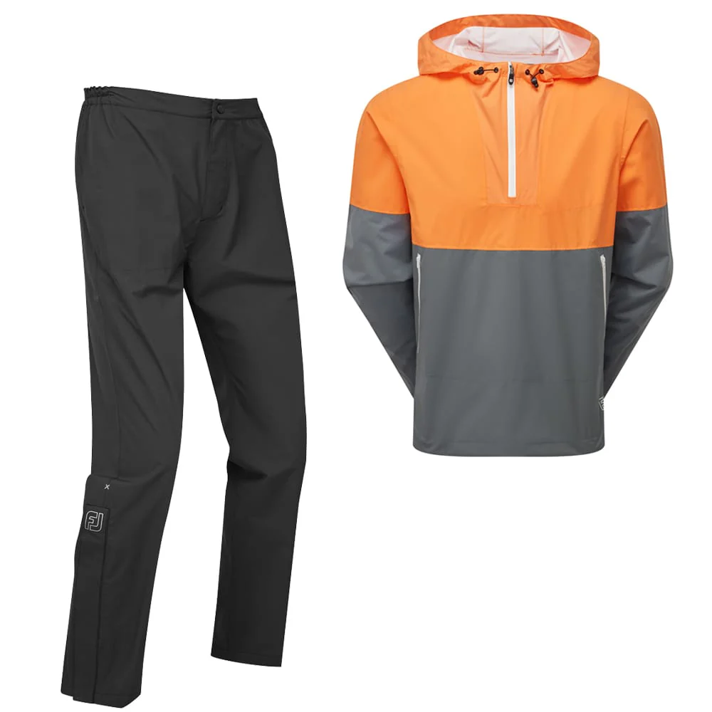 Footjoy Hydrolite X Waterproof Hoodie Suit Solar Basalt Trouser Jacket