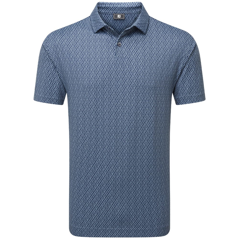Footjoy Modernist Geo Print Pique Polo