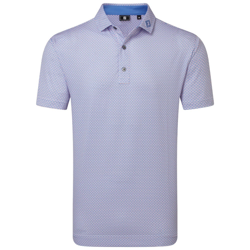 Footjoy Nautical Flag Print Lisle Polo