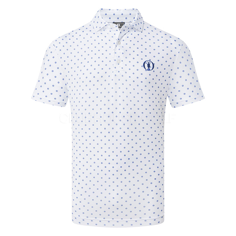 FootJoy Open Championship Floral Lisle Polo