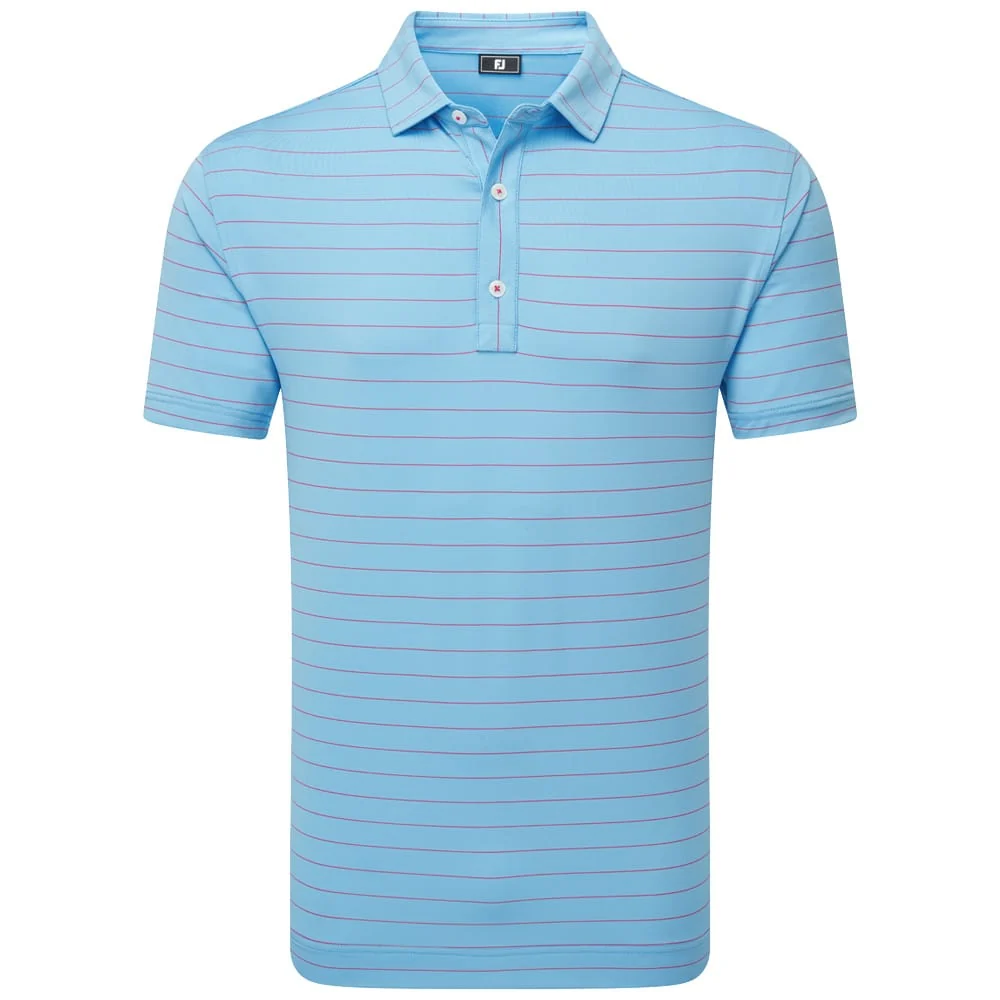 Footjoy Open Pinstripe Lisle Polo