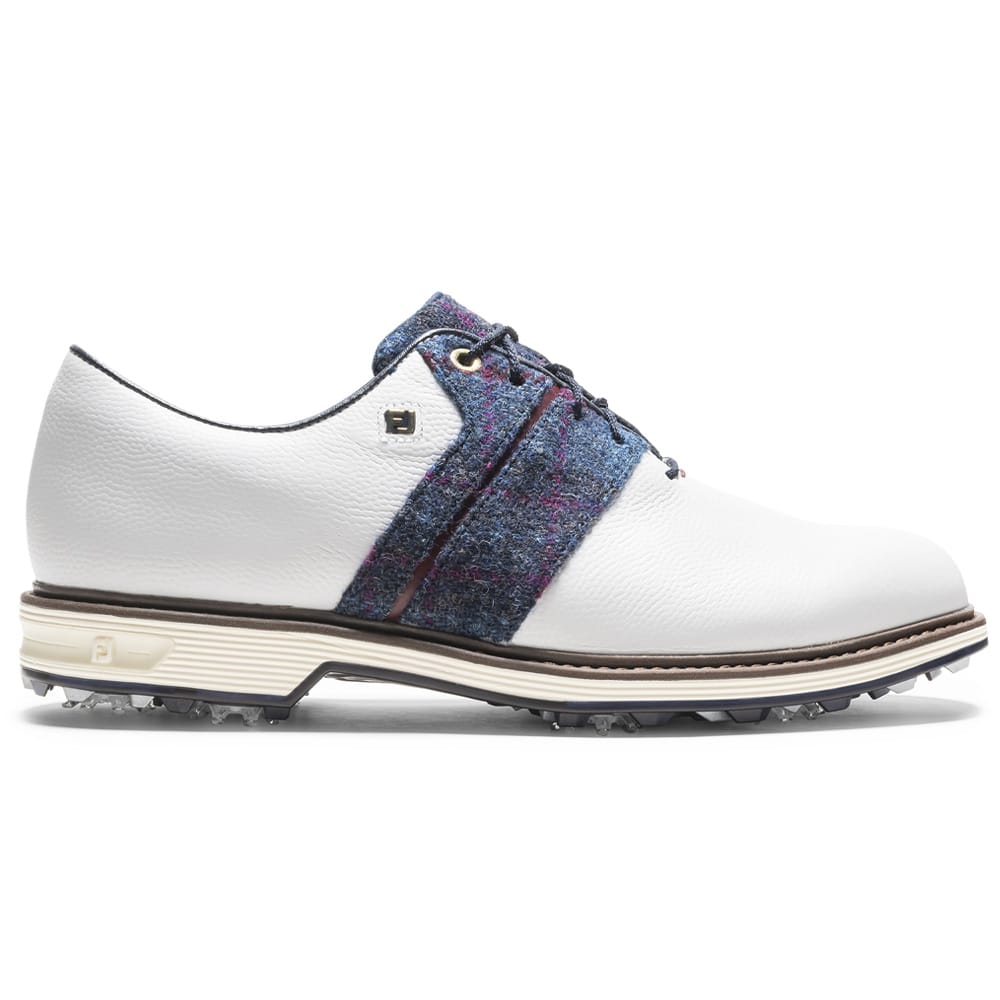 Footjoy Premier Packard Ltd Spiked Harris Tweed Shoes