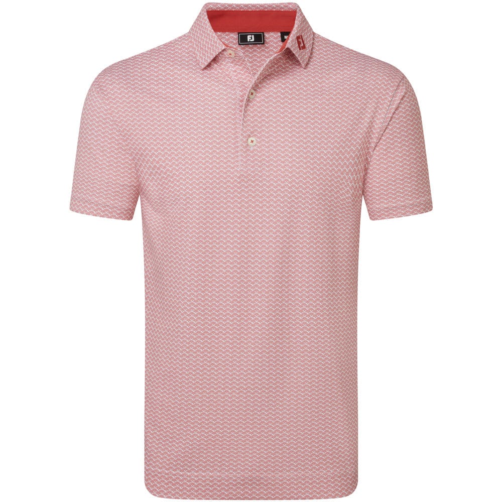 Footjoy Scallop Geo Pique Polo