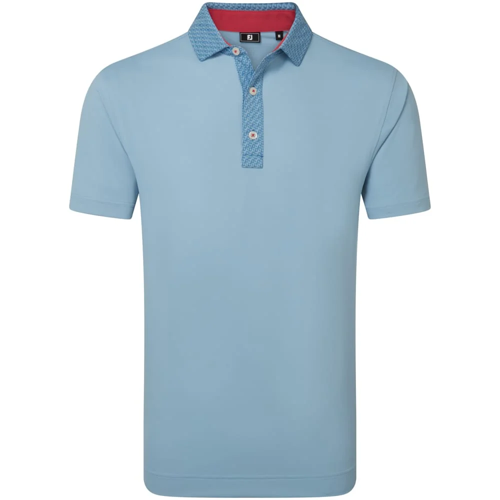 Footjoy Star Geo Trim Pique Polo