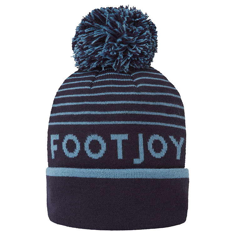 Footjoy Striped Bobble Beanie Midnight 45958h 4n