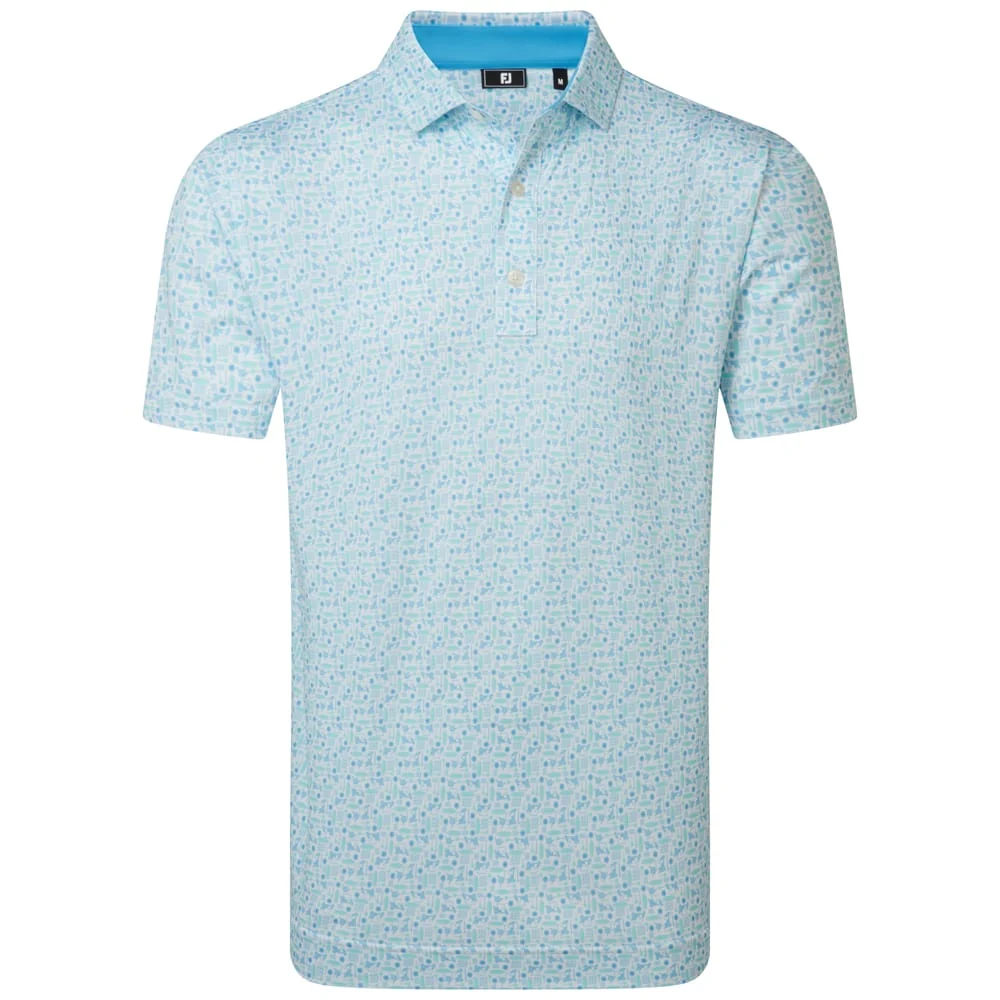 Footjoy Surfs Up Print Lisle Polo