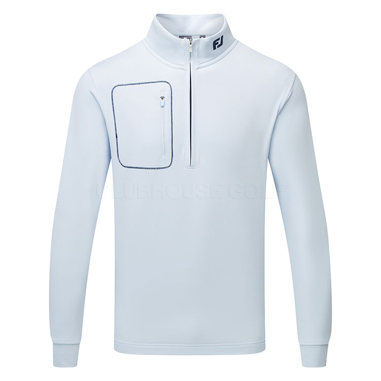 FootJoy Thermoseries Texture Zip Pullover Mist