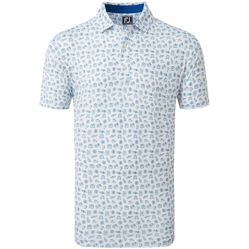 Footjoy Travel Print Polo Twilight