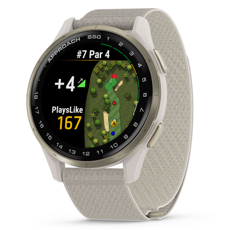 Garmin Approach S50 Cream Gold Gps