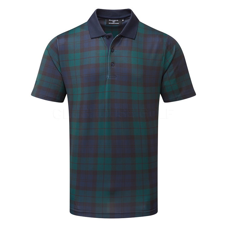 Glenmuir Crawford Polo Tartan Msp7578 Cra