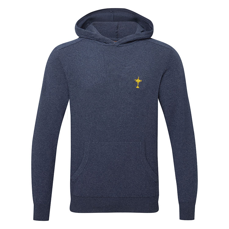 Glenmuir Crossford Cashmere Ryder Cup Hoodie Marl Mkc7694rn Cro