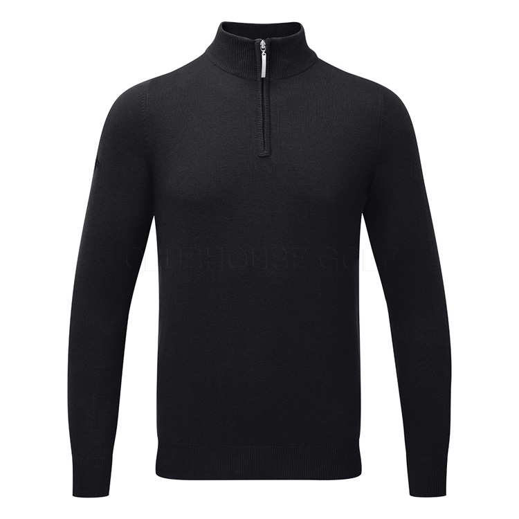 Glenmuir Devon Zip Cotton Sweater Mkc7381zn 107a