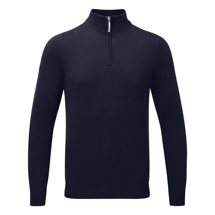 Glenmuir Devon Zip Cotton Sweater Mkc7381zn 145c