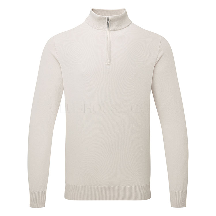 Glenmuir Devon Zip Cotton Sweater Mkc7381zn Dev