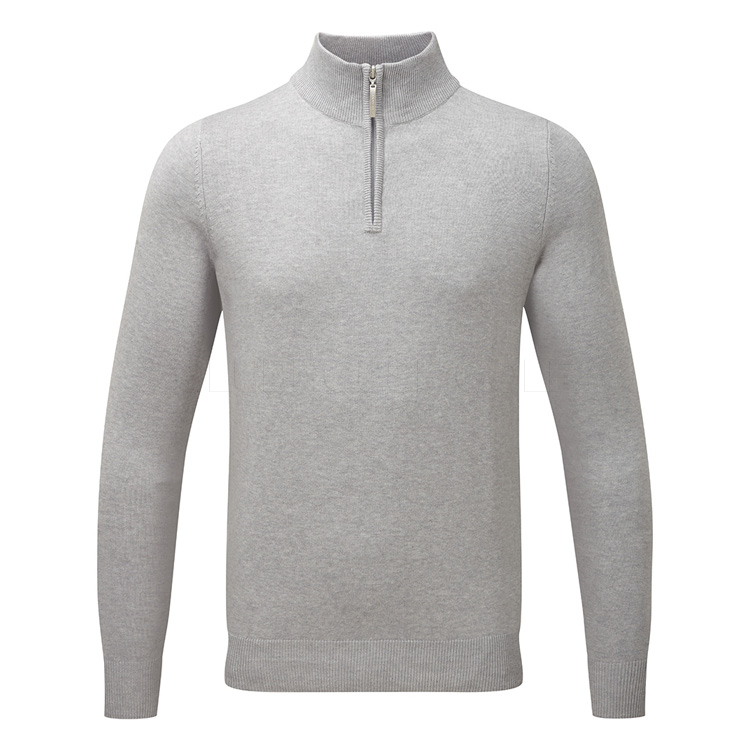Glenmuir Devon Zip Cotton Sweater Mkc7381zn