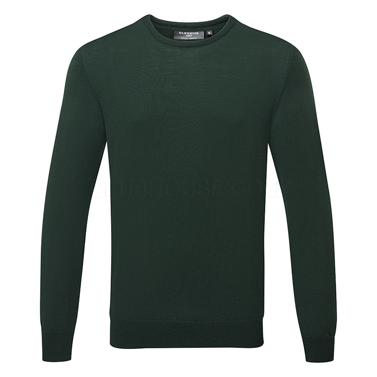 Glenmuir Knox Crew Neck Merino Sweater Tartan Km7616cn Kno