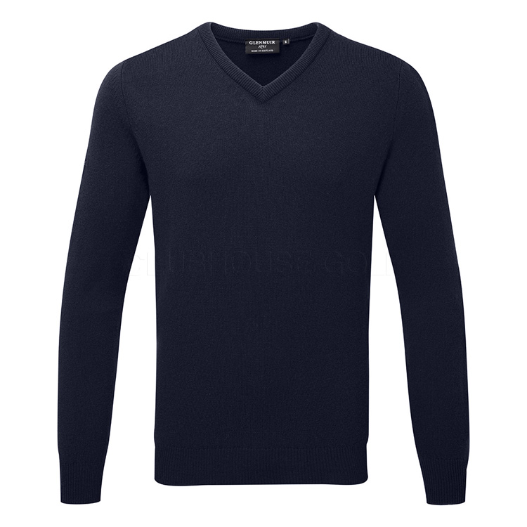 Glenmuir Lomond V Neck Lambswool Sweater Mkl5900vn 145c