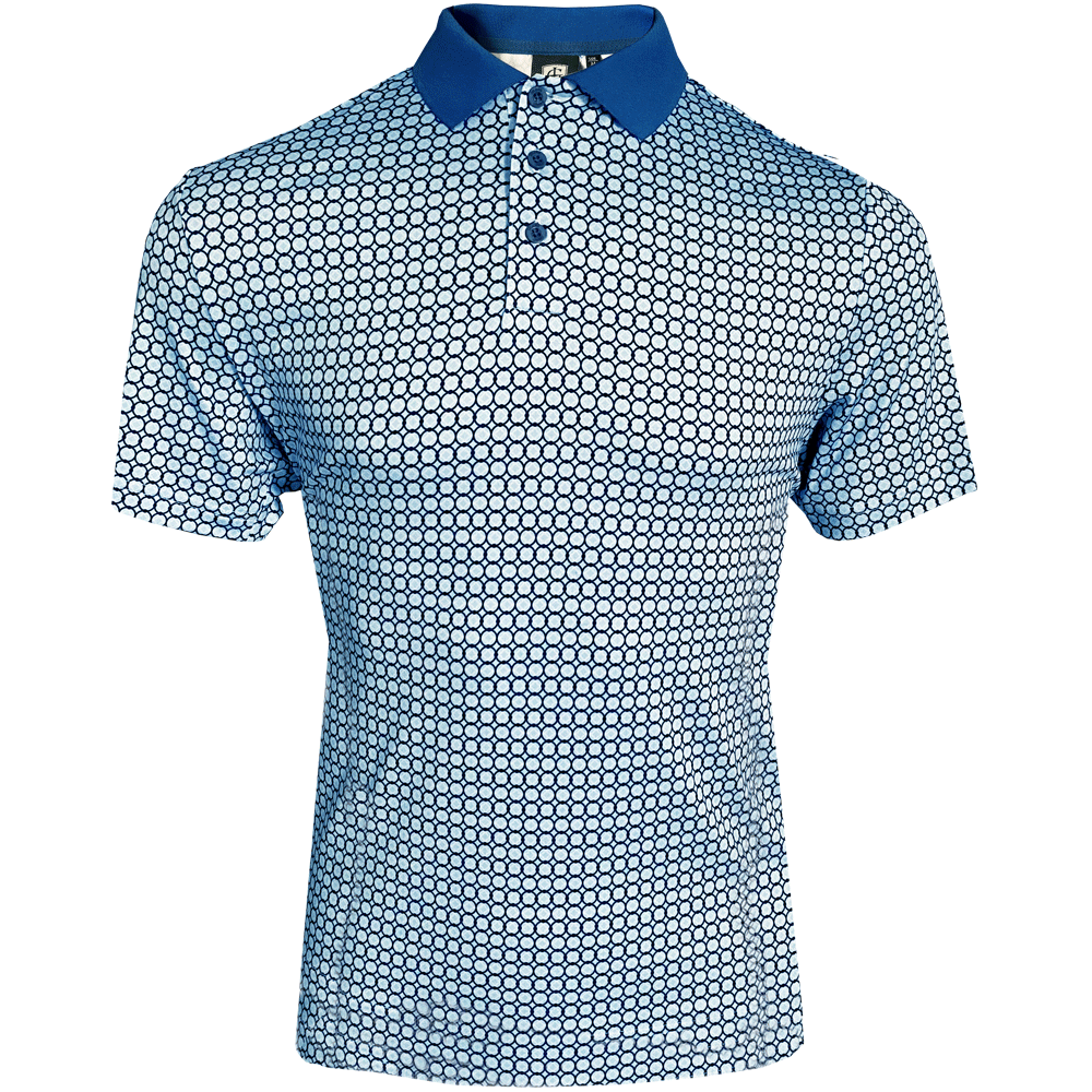 Island Green 2026 All Over Chain Print Polo