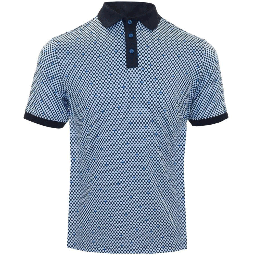 Island Green 2026 All Over Dot Print Polo