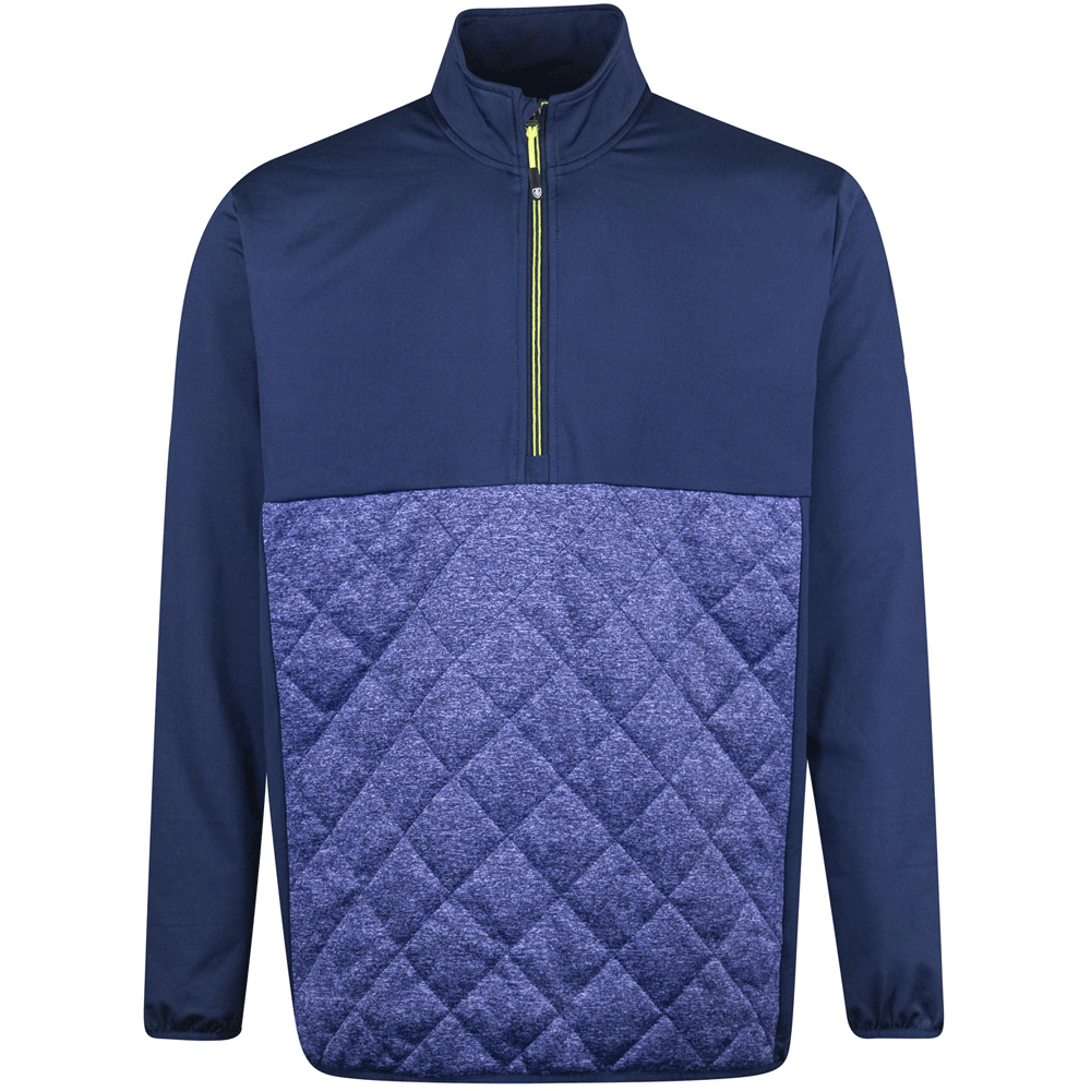 Island Green Contrast Yoke Pullover